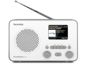 TechniSat TECHNIRADIO 6 IR, bílé