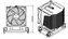 SNK-P0091AP4 Aktivní 4U heatsink pro 1P/2P LGA4677 (Socket E) - X13 - otočený o 90° pro workstation