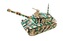 Woodcraft Dřevěné 3D puzzle Velký tank