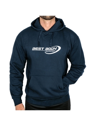 Best Body nutrition - Mikina hoodie s potiskem best body nutrition french navy modrá - velikost XXL