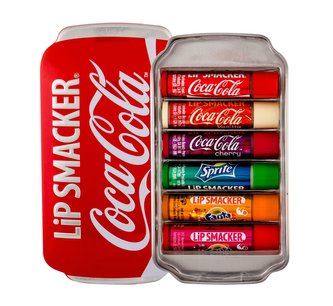 Lip Smacker Coca-Cola balzám na rty 6 x 4 g + plechová krabička