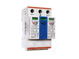 Přepěťová ochrana VCX PV40 DC třída T2 (C) 3P 1000V GDT s plynovým jiskřištěm
