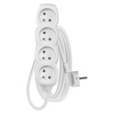 Prodlužovací kabel EMOS P0413R 4 zásuvky, 3m, bílý