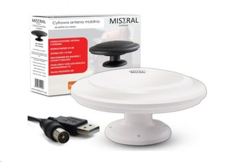 Anténa MISTRAL MI-ANT04 bílá pro karavany Anténa MISTRAL MI-ANT04 bílá pro karavany