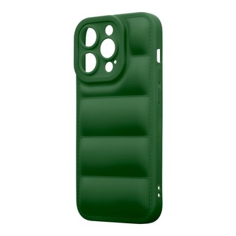 Obal:Me Puffy kryt Apple iPhone 14 Pro tmavě zelený