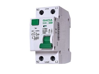 Proudový chránič VCX GACIA SL6N typ AC /B16A/30mA/1P+N/6kA (s nadproudovou ochranou RCBO) Proudový chránič VCX GACIA SL6N typ AC /B16A/30mA/1P+N/6kA (s nadproudovou ochranou RCBO)