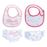 Petitcollin Sada bryndáčků a plenek (pro panenku 36-40 cm)