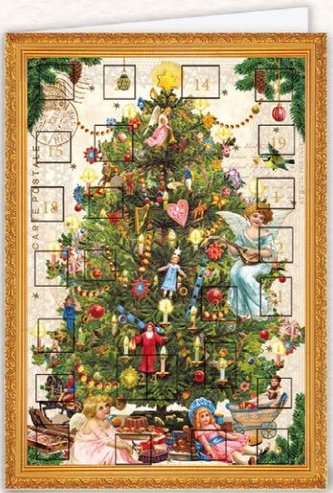 QUIRE PUBLISHING Přání adventní kalendář WF452 QP  - vánoční