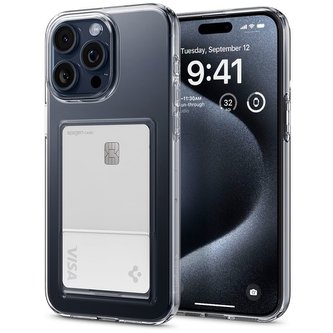 Spigen Crystal Slot, crystal clear - iPhone 15 Pro