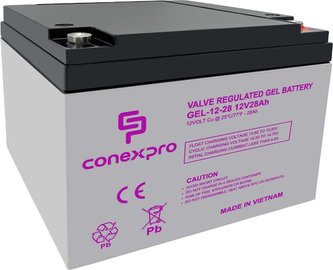 Baterie Conexpro GEL-12-28 GEL, 12V/28Ah, T12-M5, Deep Cycle