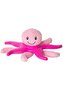 Hračka pes OCTOPUS & STARFISH plyš,TPR růžov.27cm Kiwi
