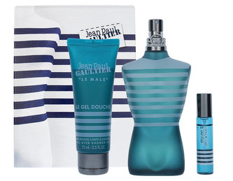 Jean Paul Gaultier Le Male toaletní voda 125 ml + toaletní voda 9 ml+ sprchový gel 75 ml