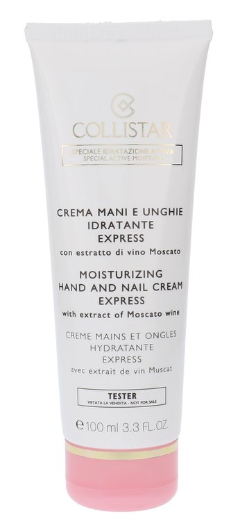Collistar Special Active Moisture Krém na ruce Moisturizing Hand And Nail Cream Express 100 ml pro ženy Tester