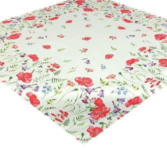 Vzorovaný ubrus na stůl POPPY I. 110x110 cm Mybesthome