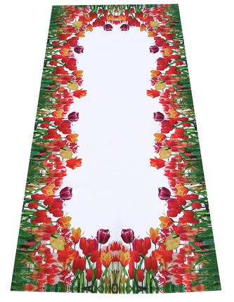 Vzorovaný ubrus - běhoun na stůl TULIPÁNY IV. 40x85 cm Mybesthome