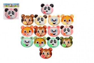 Přesouvačka hlavolam zvířátko plast 7x6cm (mix druhů), 1 kus