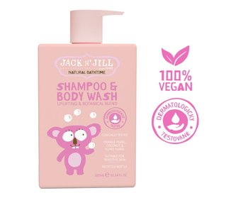 Jack n' Jill Dětský šampon a sprchový gel (300 ml) - s ylang-ylangem a pomerančem