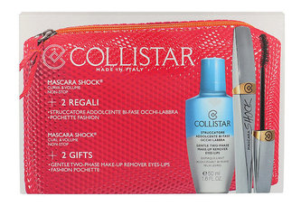 Collistar Shock řasenka 8 ml + odličovač Gentle Two Phase 50 ml + taška Collistar Shock řasenka 8 ml + odličovač Gentle Two Phase 50 ml + taška