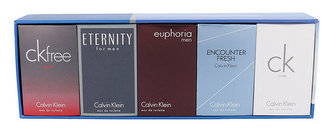 Calvin Klein Mini Set 2 edt Euphoria 10 ml + edt Eternity 10 ml + edt CK Free Sport 10 ml + edt Encounter Fresh 10 ml + edt CK One 10 ml