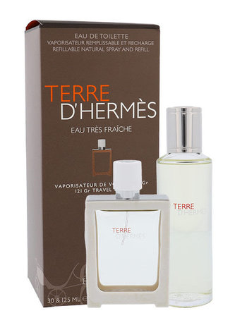 Hermes Terre D´Hermes Eau Tres Fraiche toaletní voda 30 ml + toaletní voda náplň 125 ml