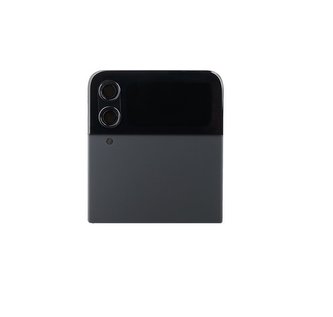 Zadní kryt vč Displeje + Čočky Fotoaparátu Samsung F721 Galaxy Z Flip 4 5G Graphite (Service Pack)