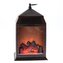 Lucerna s umělým krbem - tmavá, 0/6