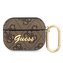 Guess 4G Script PC/PU Pouzdro pro Airpods Pro Brown