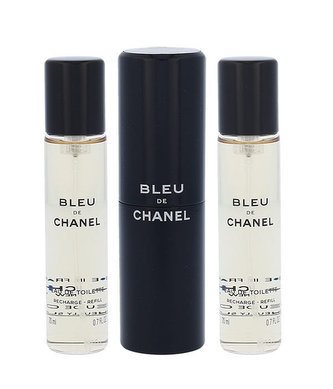 Chanel Bleu de Chanel Toaletní voda 20 ml 3x 20 ml Twist and Spray pro muže Tester Chanel Bleu de Chanel Toaletní voda 20 ml 3x 20 ml Twist and Spray pro muže Tester