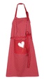 Forbyt, Zástěra kuchyňská, Romantic, červená