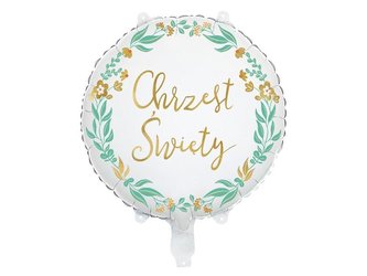 Balon foliowy Chrzest Święty 45cm