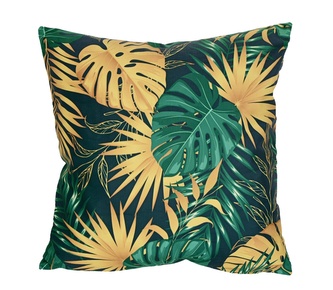 Design návlek, Monstera a palmový list, 40 x 40 cm