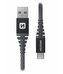 Swissten Datový kabel KEVLAR USB / USB-C 1,5 M ANTRACIT