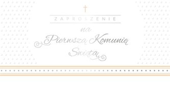 Zaproszenie Komunia (10szt)