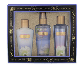 Victoria´s Secret Secret Charm vyživující tělový spray 125 ml + tělové mléko 125 ml + sprchový gel 125 ml