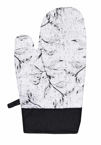 Chňapka kuchyňská, Leaf, černá