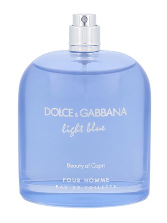Dolce&Gabbana Light Blue Beauty of Capri Pour Homme Toaletní voda 125 ml pro muže Tester