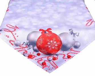 Forbyt, Ubrus vánoční, Vánoční ozdoby 40 x 90 cm