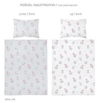 Povlečení do postýlky, Sluňátka, růžové