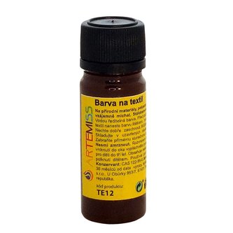 ARTEMISS Barva na textil 12g, zlatá