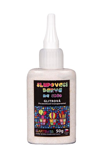 ARTEMISS Slupovací barva glitrová transparentní 50g, zlatá