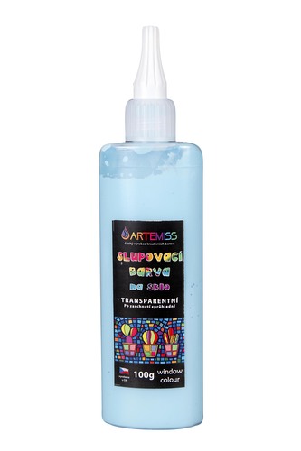 ARTEMISS Slupovací barva transparentní 100g, světlá tyrkysová