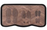 Univerzální plastový odkapávač na boty FOOTPRINTS WOOD 38x75 cm MultiDecor