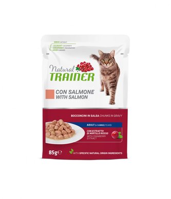 Kapsička Trainer Natural CAT AD. losos  85g Kapsička Trainer Natural CAT AD. losos  85g