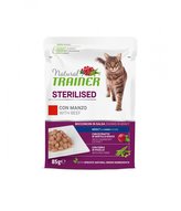 Kapsička Trainer Natural CAT SP. STER. hovězí  85g