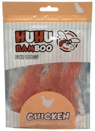 Huhubamboo Excellent - Sušená kuřecí prsa 75g