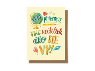 Chaukiss Svet potrebuje viac učiteliek ako ste vy!