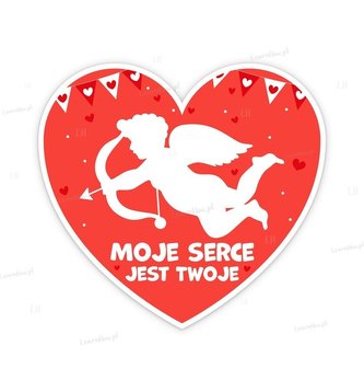 Kartka walentynkowa - Moje serce jest Twoje (5szt)