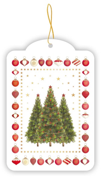 QUIRE PUBLISHING Jmenovky na dárky 5 kusů 0820 QP  - vánoční