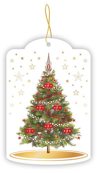 QUIRE PUBLISHING Jmenovky na dárky 5 kusů 0840 QP  - vánoční