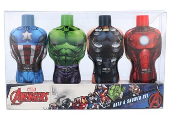Marvel Avengers sprchový gel 4x 75ml - Hulk + Thor + Iron Man + Captain America